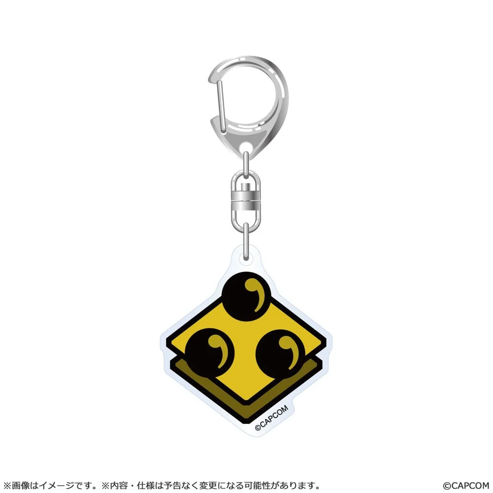Monster Hunter Wilds Item icon Acrylic Keychain - 1 Unidade Aleatória